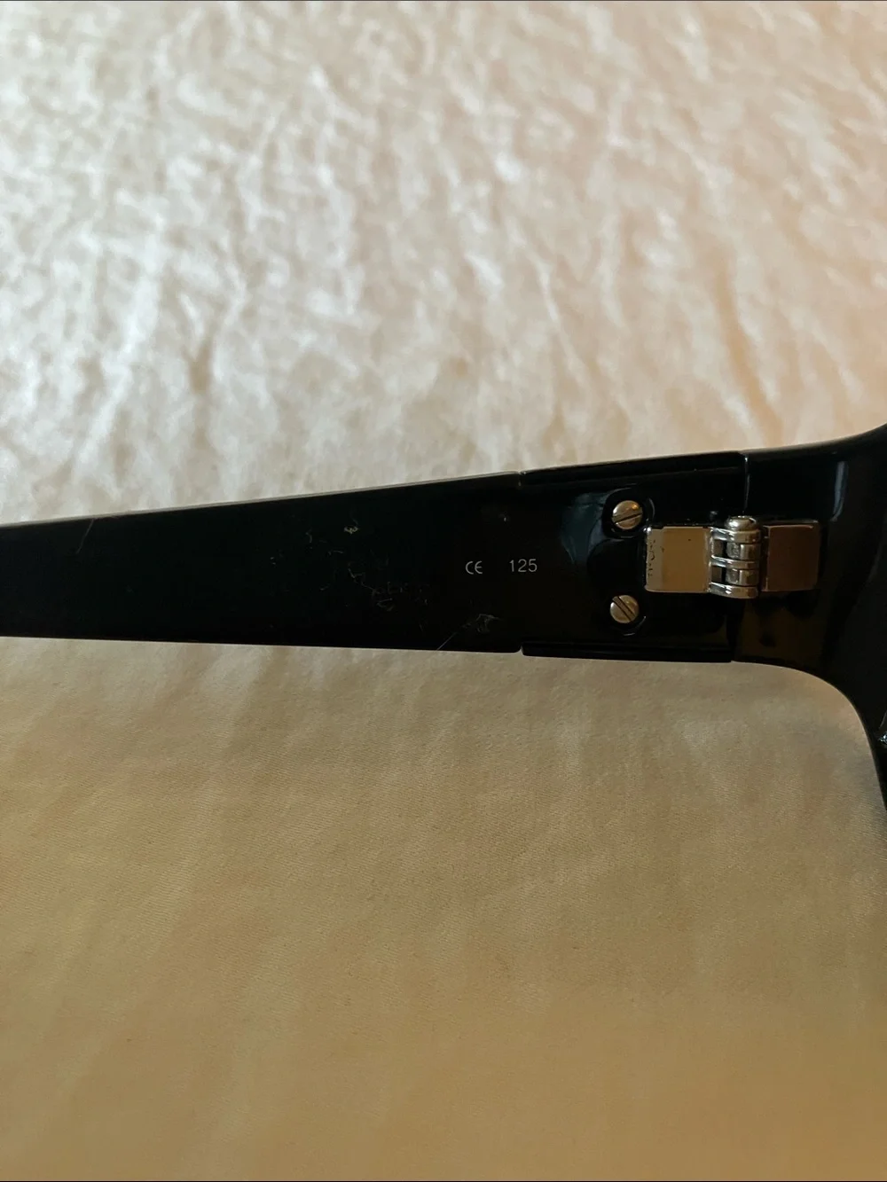 Coach: Black Women's Sunglasses- Dark Gradient Lenses- Scratches